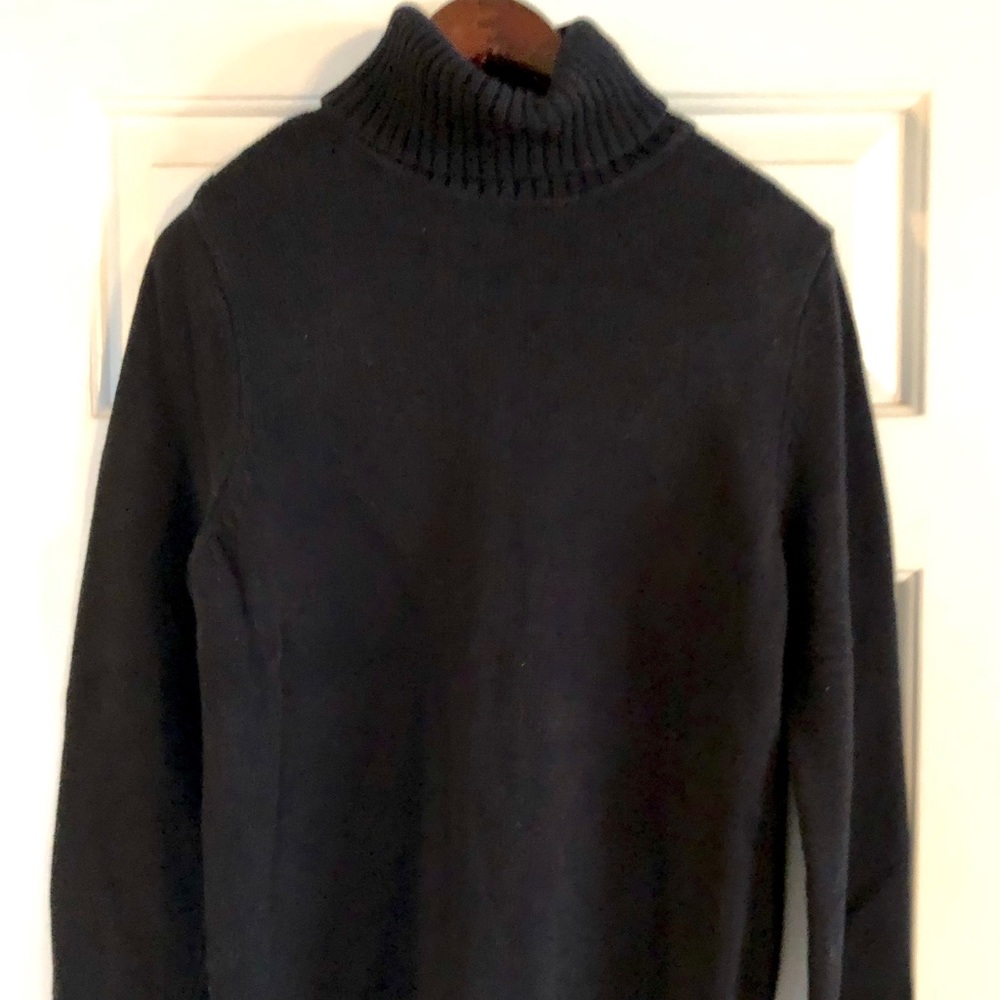 Black Turtleneck Sweater